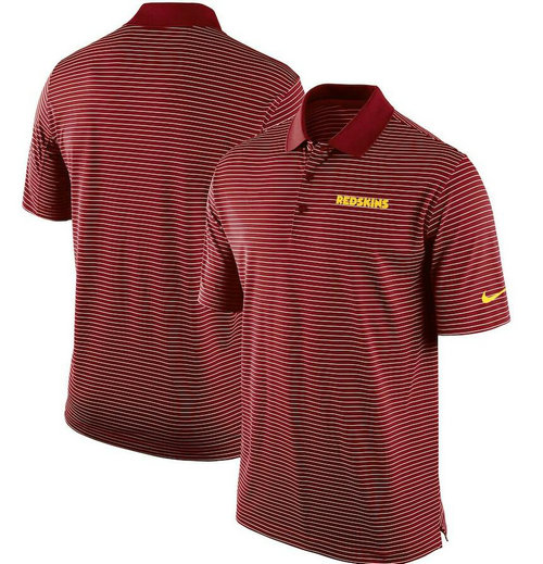 Washington Redskins Team Stadium Performance Polo - Burgundy