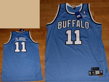 Reebok Buffalo Braves #11 Bob McAdoo blue Jersey