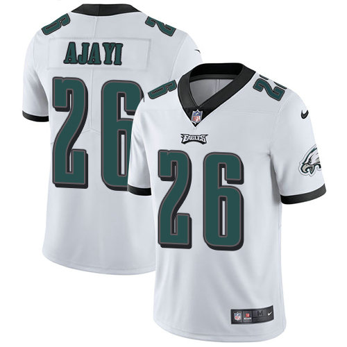 Kids Nike Eagles 26 Jay Ajayi White Stitched NFL Vapor Untouchable Limited Jersey