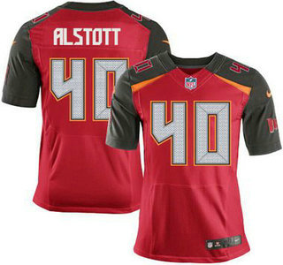 Men's Tampa Bay Buccaneers #40 Mike Alstott Red Retired Player NFL Nike Elite Jersey