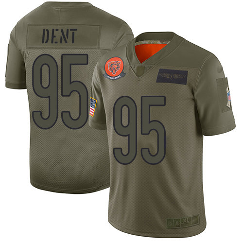 Nike Bears #95 Richard Dent Camo Men's Stitched NFL Limited 2019 Salute To Service Jersey