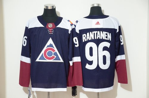 Men's Colorado Avalanche 96 Mikko Rantanen Navy Adidas Jersey