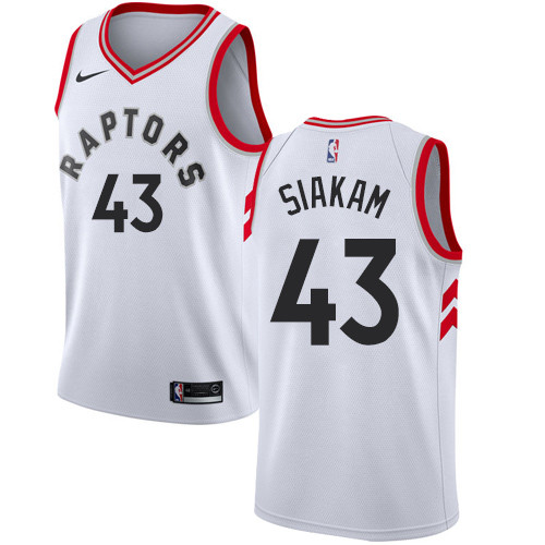 Nike Raptors #43 Pascal Siakam White NBA Swingman Association Edition Jersey