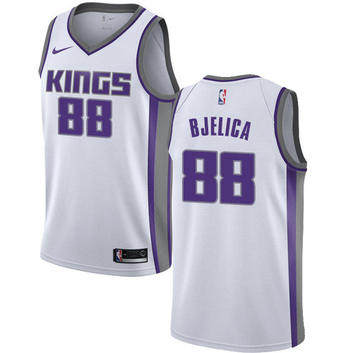 Nike Kings #88 Nemanja Bjelica White NBA Swingman Association Edition Jersey