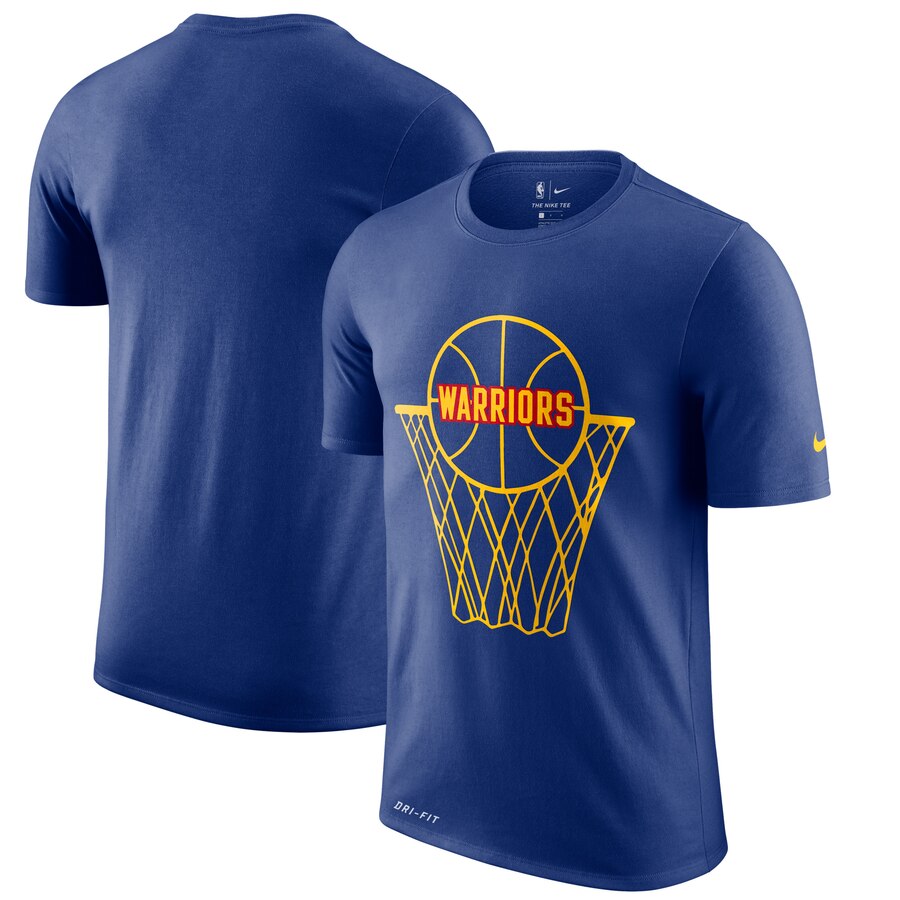 Golden State Warriors Nike Hardwood Classics Hometown Vintage T-Shirt Royal