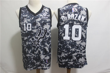 Nike Spurs #10 DeMar DeRozan Camo NBA Swingman City Edition 2019 Jersey