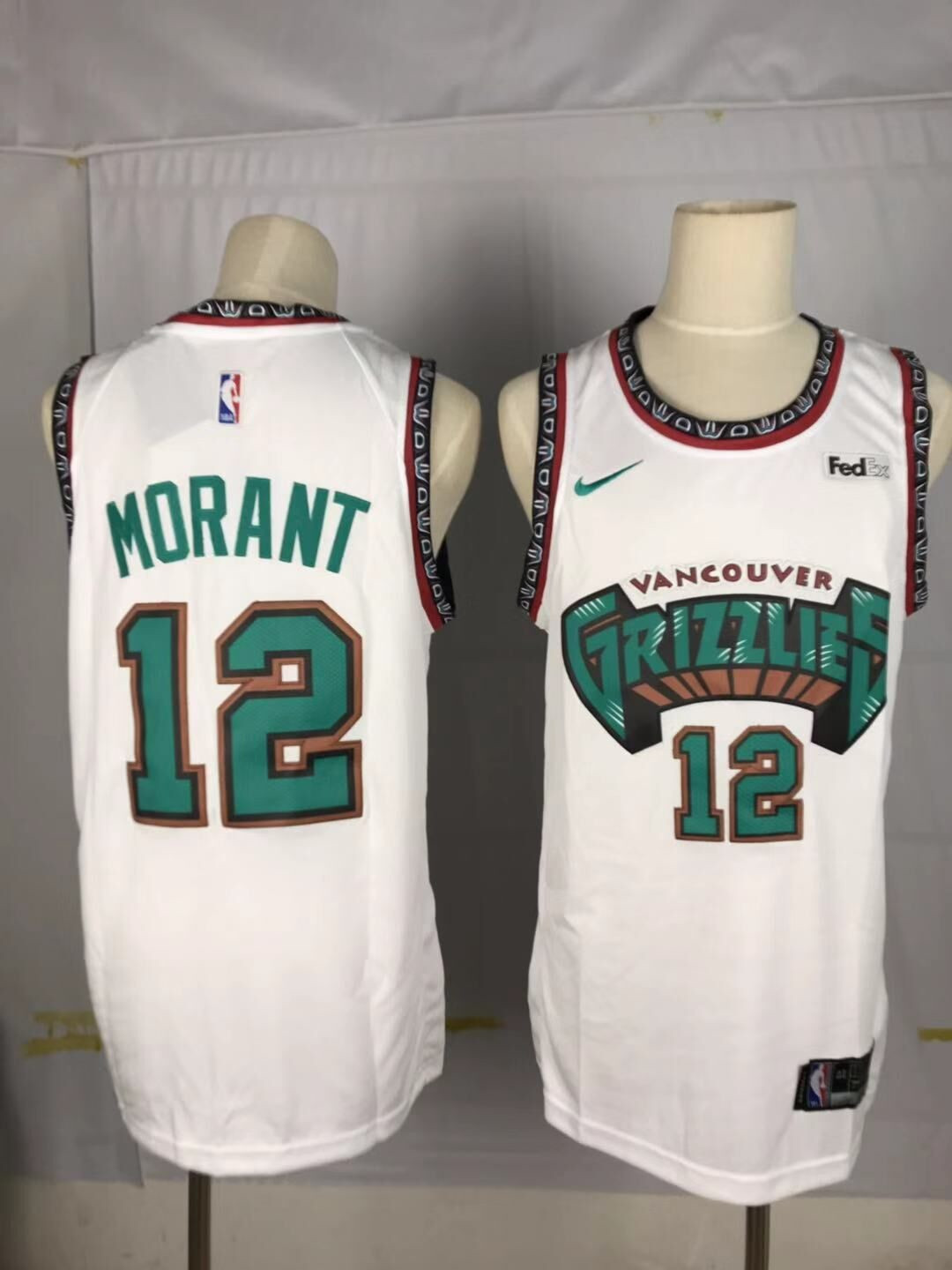 Grizzlies 12 Ja Morant White Nike Swingman Jersey