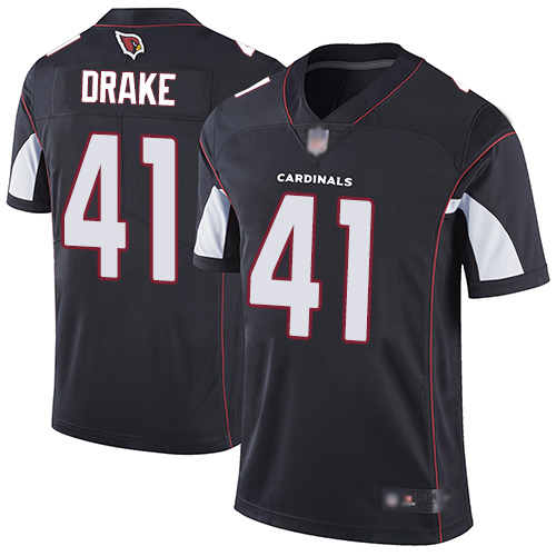 Cardinals #41 Kenyan Drake Black Alternate Men's Stitched Football Vapor Untouchable Limited Jersey