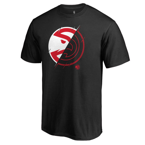 Men's Atlanta Hawks Black X-Ray T-Shirt