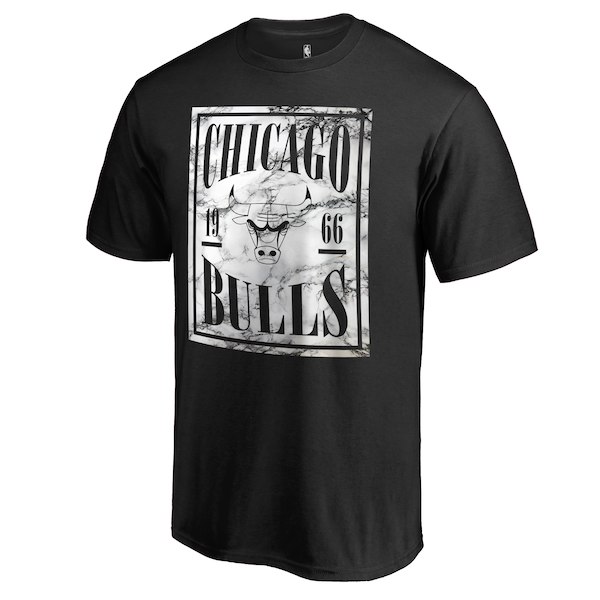 Men's Chicago Bulls Black Court Vision T-Shirt