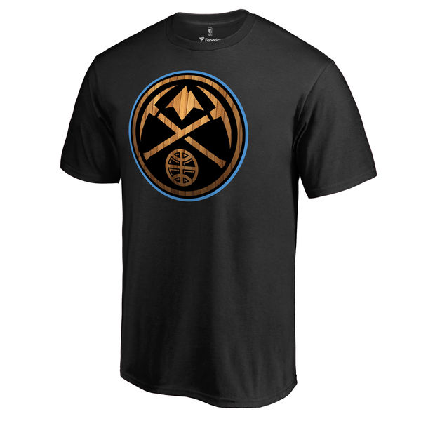 Men's Denver Nuggets Black Hardwood T-Shirt