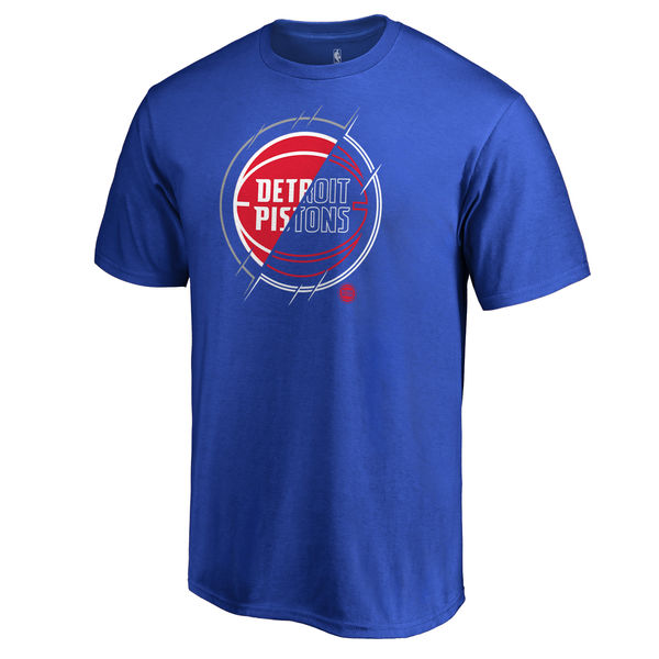 Men's Detroit Pistons Royal X-Ray T-Shirt