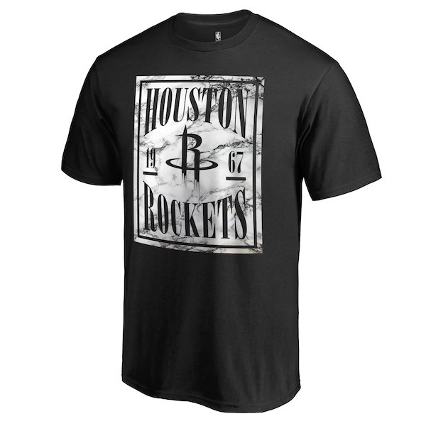 Men's Houston Rockets Fanatics Branded Black Court Vision T-Shirt