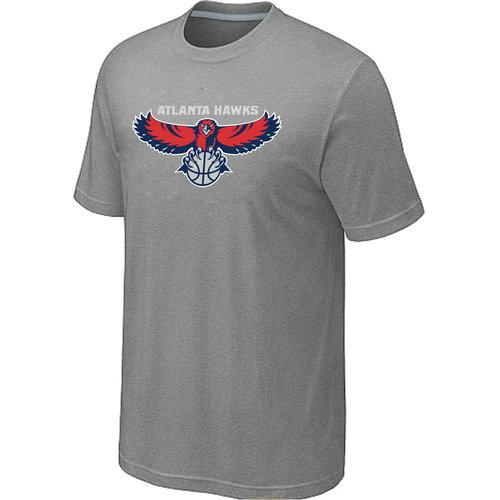 Atlanta Hawks Big & Tall Primary Logo L.Grey NBA T-Shirt