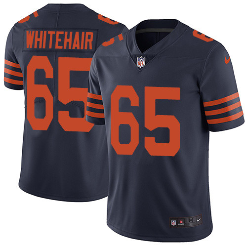 Men's Nike Chicago Bears #65 Cody Whitehair Navy Blue Alternate Stitched Football Vapor Untouchable Limited Jersey