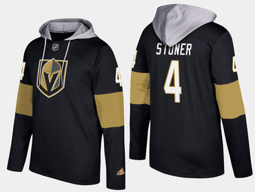 Adidas Vegas Golden Knights 4 Clayton Stoner Name And Number Black Hoodie