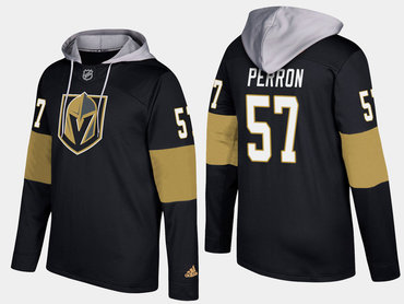 Adidas Vegas Golden Knights 57 David Perron Name And Number Black Hoodie