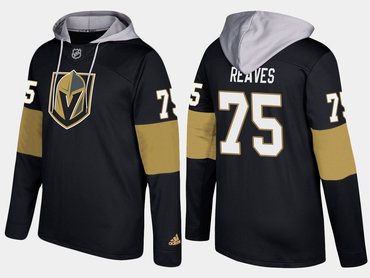 Adidas Vegas Golden Knights 75 Ryan Reaves Name And Number Black Hoodie