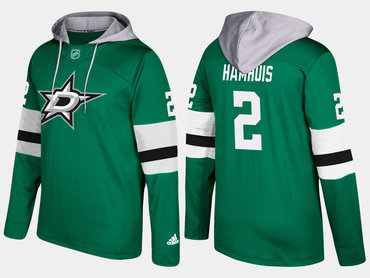 Adidas Dallas Stars 2 Dan Hamhuis Name And Number Green Hoodie