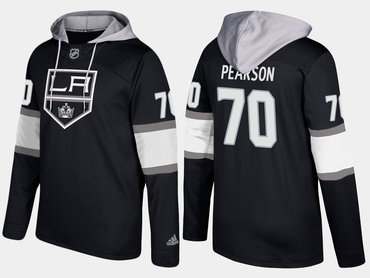 Adidas Los Angeles Kings 70 Tanner Pearson Name And Number Black Hoodie