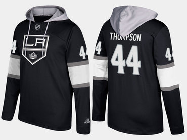 Adidas Los Angeles Kings 44 Nate Thompson Name And Number Black Hoodie