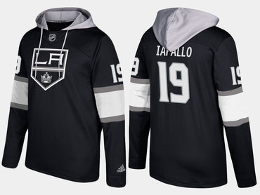 Adidas Los Angeles Kings 19 Alex Iafallo Name And Number Black Hoodie