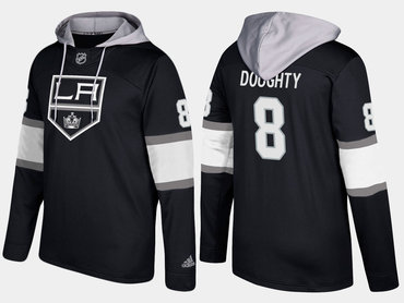 Adidas Los Angeles Kings 8 Drew Doughty Name And Number Black Hoodie