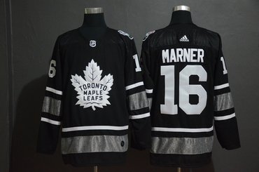 Men's Toronto Maple Leafs 16 Mitch Marner Black 2019 NHL All-Star Game Adidas Jersey