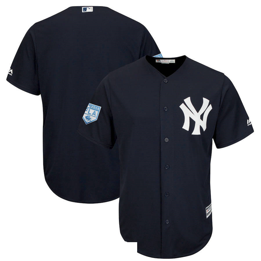 Men's New York Yankees Royal 2019 Spring Training Cool Base Jersey