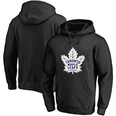 Toronto Maple Leafs Black Men's Customized All Stitched Pullover Hoodie