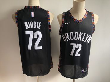 Brooklyn Nets 72 Biggie Black City Edition Nike Swingman Jersey