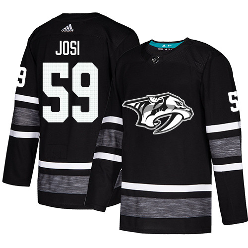 Predators #59 Roman Josi Black Authentic 2019 All-Star Stitched Hockey Jersey