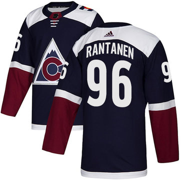 Youth Adidas Avalanche #96 Mikko Rantanen Navy Alternate Authentic Stitched NHL Jersey