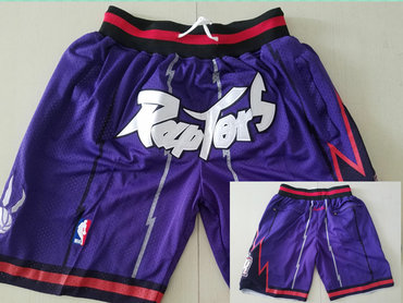 Toronto Raptors Purple Throwback Short