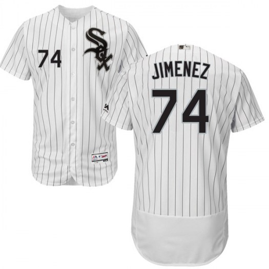 Men's Chicago White Sox #74 Eloy Jimenez White Flexbase Jersey