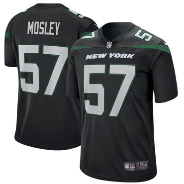 Nike Jets 57 C.J. Mosley Black New 2019 Vapor Untouchable Limited Jersey