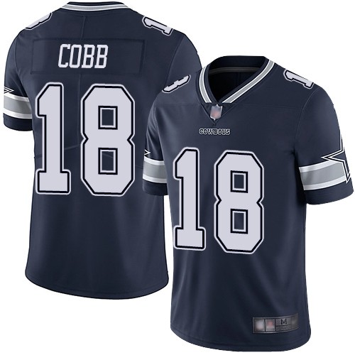 Nike Cowboys 18 Randall Cobb Navy Vapor Untouchable Limited Jersey