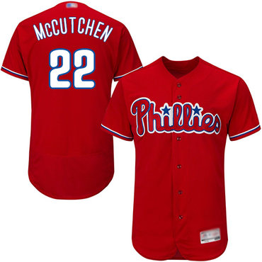 Men's Philadelphia Phillies #22 Andrew McCutchen Red Flexbase Authentic Collection Stitched Baseball Jersey