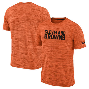 Men's Cleveland Browns Nike Orange Velocity Performance T-Shirt