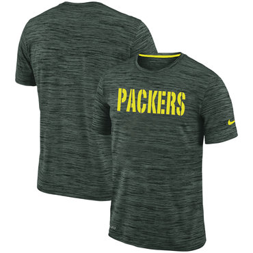 Nike Green Bay Packers Green Velocity Performance T-Shirt