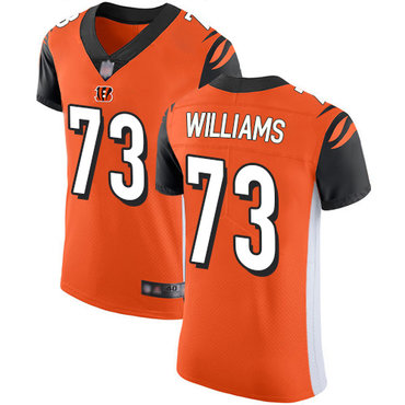 Bengals #73 Jonah Williams Orange Alternate Men's Stitched Football Vapor Untouchable Elite Jersey