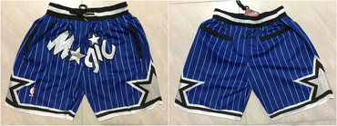 Men's Orlando Magic Blue Just Don Stitched Shorts