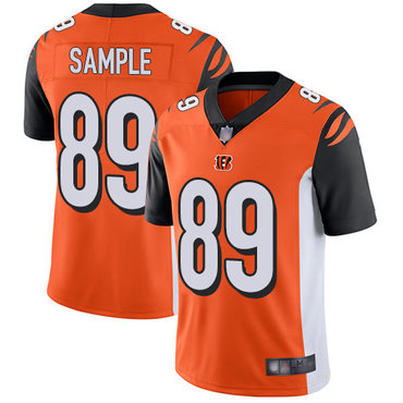 Bengals #89 Drew Sample Orange Alternate Youth Stitched Football Vapor Untouchable Limited Jersey