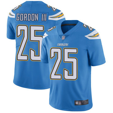 Chargers #25 Melvin Gordon III Electric Blue Alternate Youth Stitched Football Vapor Untouchable Limited Jersey