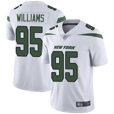 Jets #95 Quinnen Williams White Youth Stitched Football Vapor Untouchable Limited Jersey