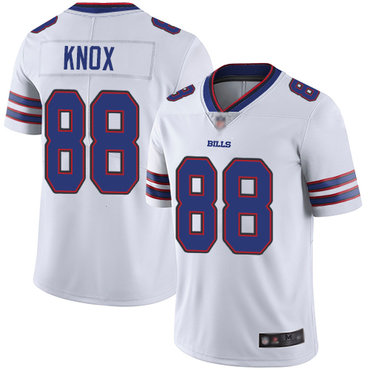 Bills #88 Dawson Knox White Men's Stitched Football Vapor Untouchable Limited Jersey