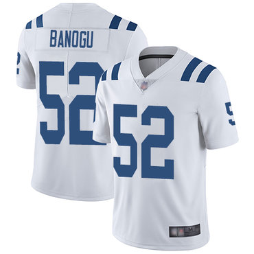 Colts #52 Ben Banogu White Men's Stitched Football Vapor Untouchable Limited Jersey