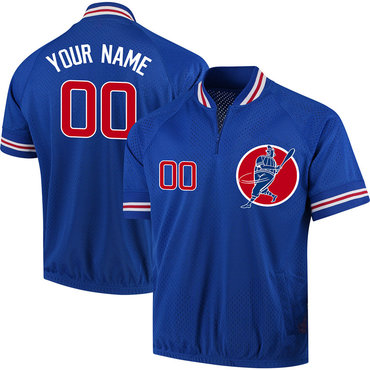 Cubs Royal Men's Customized New Design Jersey