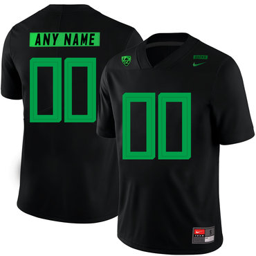 Oregon Ducks Black Men's Customized Nike College Football Jersey