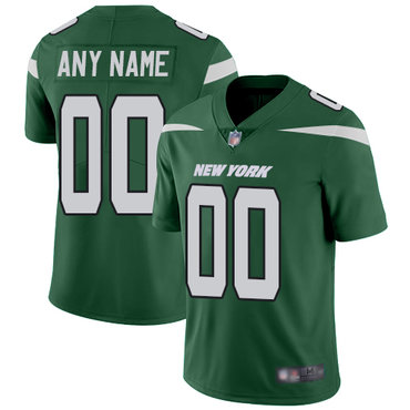 Customized New York Jets Home Men's Green Vapor Untouchable Football Limited Jersey